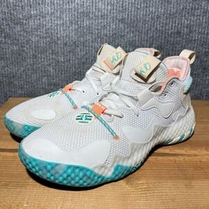 Adidas Harden‎ Vol. 6 Bahama Men's Size 9 White Aqua  Basketball Shoes GW9031